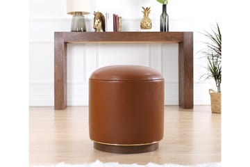 Lackawanna Sittepuff 42 cm - Brun - Møbler - Stoler - Krakk - Puff