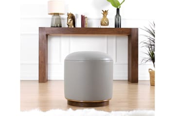 Lackawanna Sittepuff 42 cm - Grå - Møbler - Stoler - Krakk - Puff