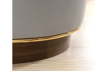 Lackawanna Sittepuff 42 cm - Grå - Møbler - Stoler - Krakk - Puff