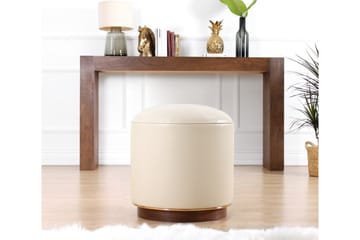 Lackawanna Sittepuff 42 cm - Lys beige - Møbler - Stoler - Krakk - Puff