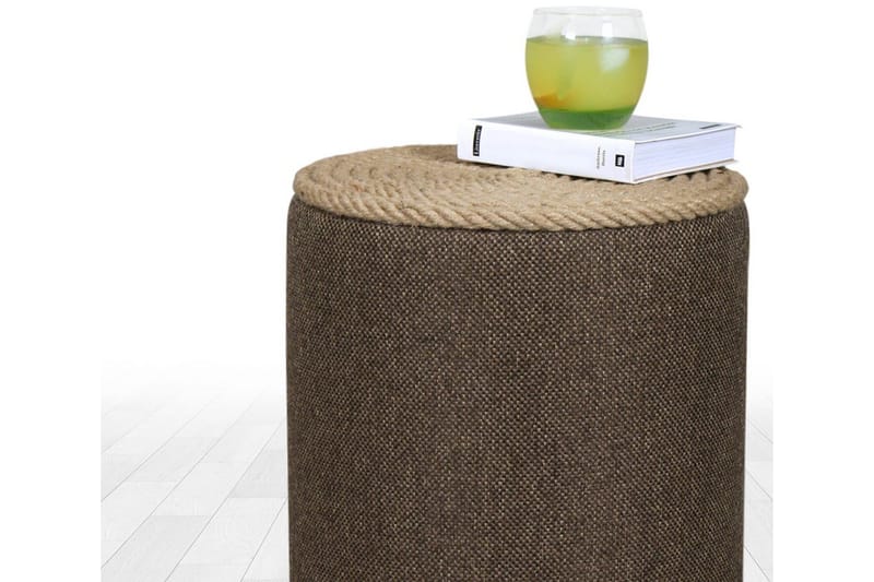 Larada Sittepuff 31 cm - Brun - Møbler - Stoler - Krakk - Puff