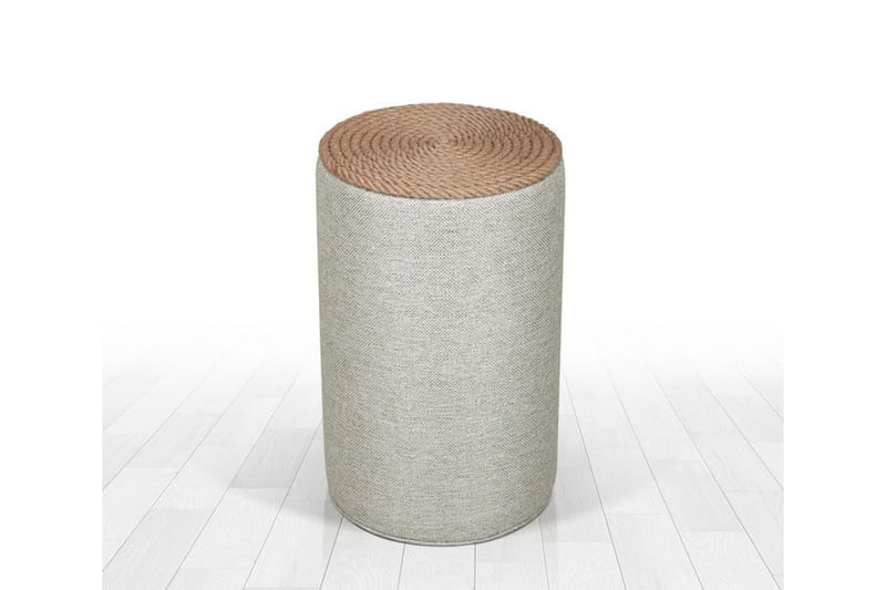 Larada Sittepuff 31 cm - Grå - Møbler - Stoler - Krakk - Puff