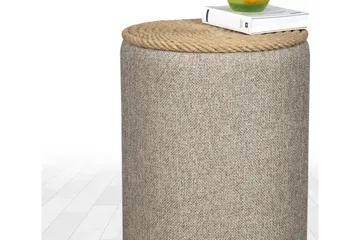 Larada Sittepuff 31 cm - Mørk beige - Møbler - Stoler - Krakk - Puff