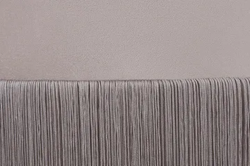 Lefurgy Sittepuff med Frynser Fløyel - Beige - Møbler - Stoler - Krakk - Puff