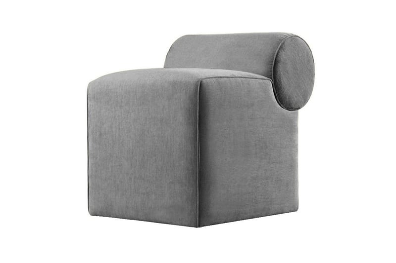 Linburg Sittepuff 45 cm - Grå - Møbler - Stoler - Krakk - Puff