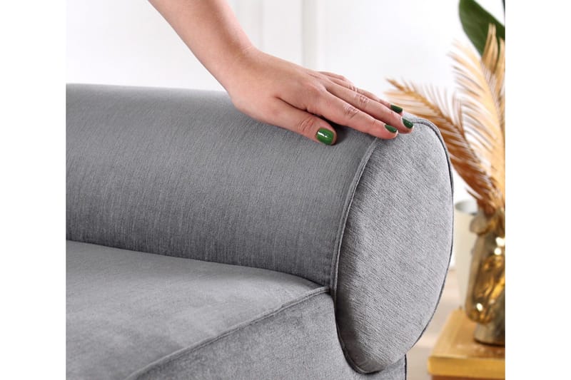 Linburg Sittepuff 45 cm - Grå - Møbler - Stoler - Krakk - Puff
