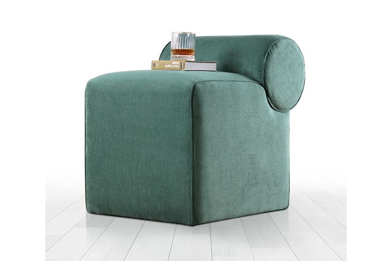 Linburg Sittepuff 45 cm - Green - Møbler - Stoler - Krakk - Puff