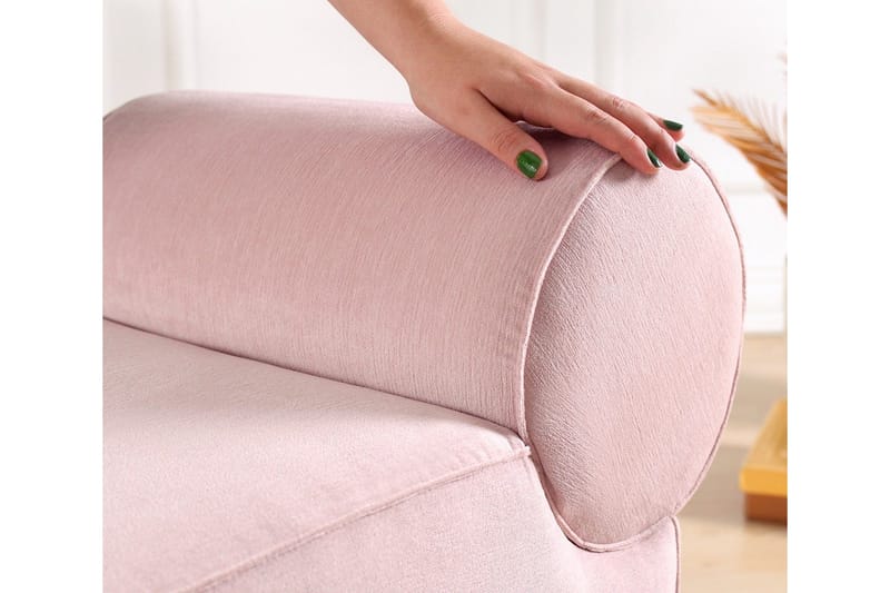Linburg Sittepuff 45 cm - Rosa - Møbler - Stoler - Krakk - Puff