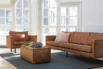 Lissbon Sittepuff - Brun - Møbler - Stoler - Krakk - Puff