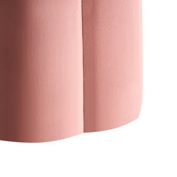 Puff lokket - Rosa - Møbler - Stoler - Krakk - Puff