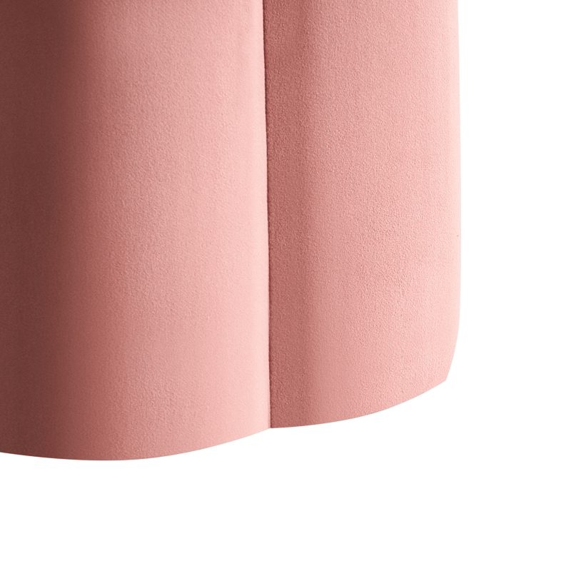 Puff lokket - Rosa - Møbler - Stoler - Krakk - Puff