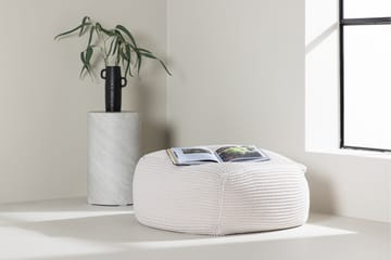 Luca Sittepuff - Cream - Møbler - Stoler - Krakk - Puff