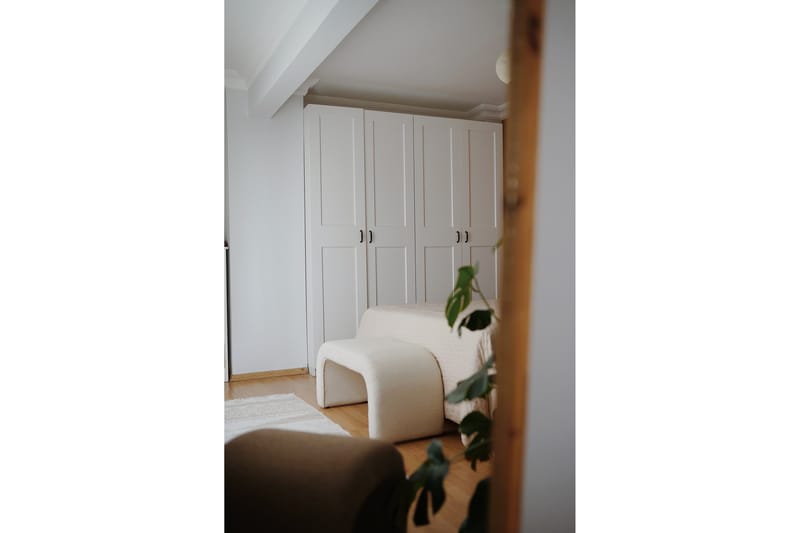 Manav Sittepuff 106 cm - Hvit - Møbler - Stoler - Krakk - Puff
