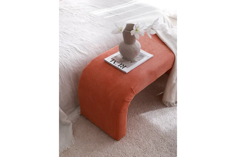 Manav Sittepuff 106 cm - Koral - Møbler - Stoler - Krakk - Puff