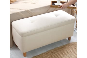 Mansi Sittepuff 100 cm - Cream - Møbler - Stoler - Krakk - Puff