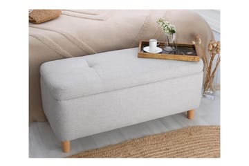 Mansi Sittepuff 100 cm - Lysegrå - Møbler - Stoler - Krakk - Puff