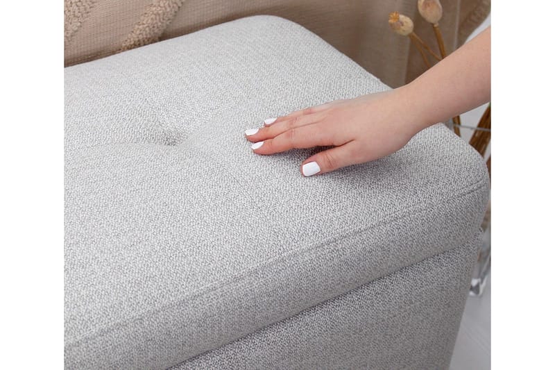Mansi Sittepuff 100 cm - Lysegrå - Møbler - Stoler - Krakk - Puff