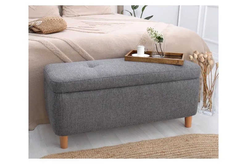 Mansi Sittepuff 100 cm, Mørkegrå