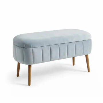 Puff med oppbevaring Atelier Del Sofa Oslo Babyface (90 x 46 x 35 cm) Grå