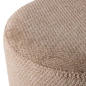 Puff med snurrefot Islen 39 cm rundt - Brun - Møbler - Stoler - Krakk - Puff