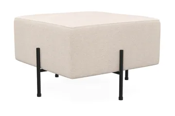 Menard Compact Sittepuff 60 cm Kvadratisk - Beige - Møbler - Stoler - Krakk - Puff