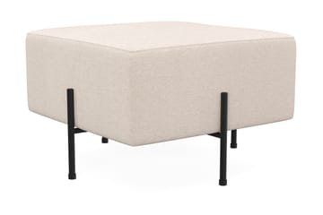 Menard Compact Sittepuff 60 cm Kvadratisk - Beige - Møbler - Stoler - Krakk - Puff