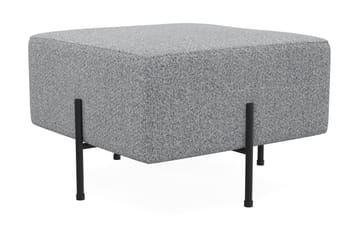 Menard Compact Sittepuff 60 cm Kvadratisk - Grå - Møbler - Stoler - Krakk - Puff