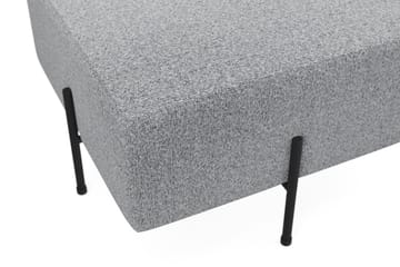 Menard Compact Sittepuff 60 cm Kvadratisk - Grå - Møbler - Stoler - Krakk - Puff