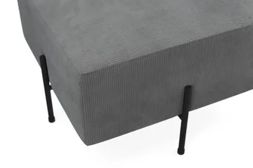 Menard Compact Sittepuff 60 cm Kvadratisk - Grå - Møbler - Stoler - Krakk - Puff