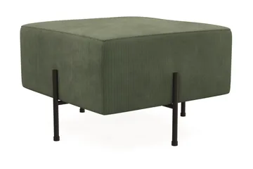 Menard Compact Sittepuff 60 cm Kvadratisk - Grønn - Møbler - Stoler - Krakk - Puff