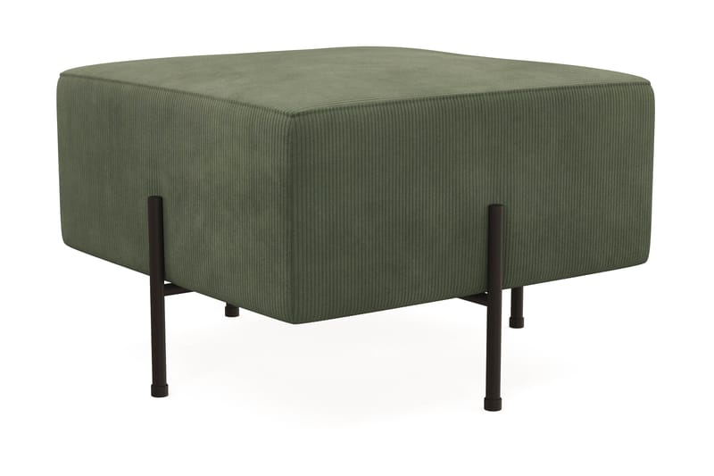 Menard Compact Sittepuff 60 cm Kvadratisk - Grønn - Møbler - Stoler - Krakk - Puff