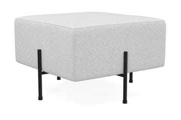 Menard Compact Sittepuff 60 cm Kvadratisk - Lys grå - Møbler - Stoler - Krakk - Puff