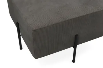 Menard Compact Sittepuff 60 cm Kvadratisk - Mørkegrå - Møbler - Stoler - Krakk - Puff