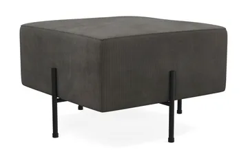 Menard Compact Sittepuff 60 cm Kvadratisk - Mørkegrå - Møbler - Stoler - Krakk - Puff