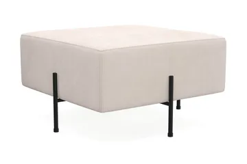 Menard Compact Sittepuff 70 cm Kvadratisk - Beige - Møbler - Stoler - Krakk - Puff