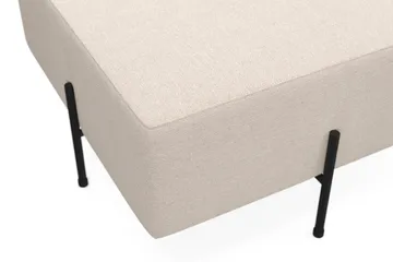 Menard Compact Sittepuff 70 cm Kvadratisk - Beige - Møbler - Stoler - Krakk - Puff