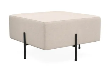 Menard Compact Sittepuff 70 cm Kvadratisk - Beige - Møbler - Stoler - Krakk - Puff