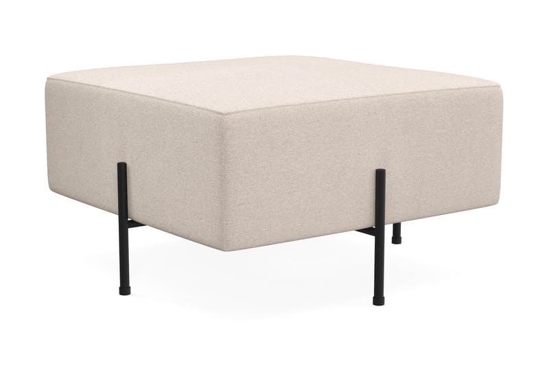 Menard Compact Sittepuff 70 cm Kvadratisk - Beige - Møbler - Stoler - Krakk - Puff