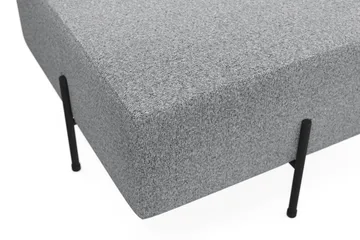 Menard Compact Sittepuff 70 cm Kvadratisk - Grå - Møbler - Stoler - Krakk - Puff