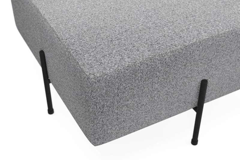 Menard Compact Sittepuff 70 cm Kvadratisk - Grå - Møbler - Stoler - Krakk - Puff