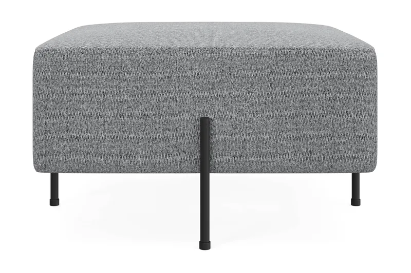 Menard Compact Sittepuff 70 cm Kvadratisk, Grå