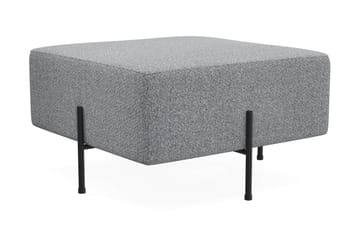 Menard Compact Sittepuff 70 cm Kvadratisk - Grå - Møbler - Stoler - Krakk - Puff