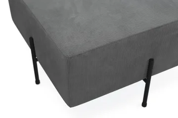 Menard Compact Sittepuff 70 cm Kvadratisk - Grå - Møbler - Stoler - Krakk - Puff