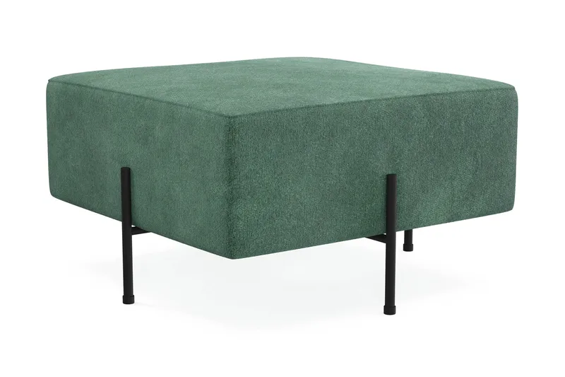 Menard Compact Sittepuff 70 cm Kvadratisk - Grønn - Møbler - Stoler - Krakk - Puff
