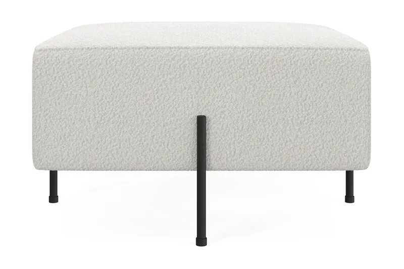 Menard Compact Sittepuff 70 cm Kvadratisk, Hvit