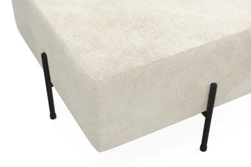 Menard Compact Sittepuff 70 cm Kvadratisk - Hvit - Møbler - Stoler - Krakk - Puff