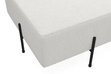 Menard Compact Sittepuff 70 cm Kvadratisk - Hvit - Møbler - Stoler - Krakk - Puff