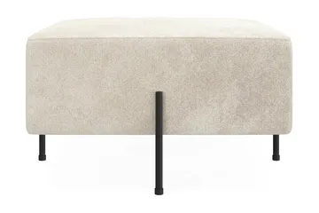 Menard Compact Sittepuff 70 cm Kvadratisk - Hvit - Møbler - Stoler - Krakk - Puff