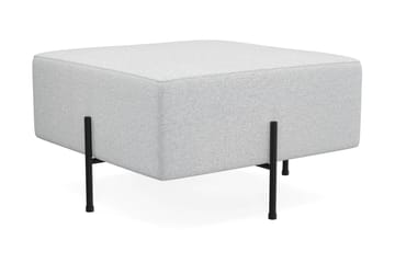 Menard Compact Sittepuff 70 cm Kvadratisk - Lys grå - Møbler - Stoler - Krakk - Puff