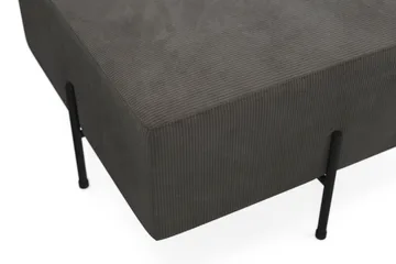 Menard Compact Sittepuff 70 cm Kvadratisk - Mørkegrå - Møbler - Stoler - Krakk - Puff